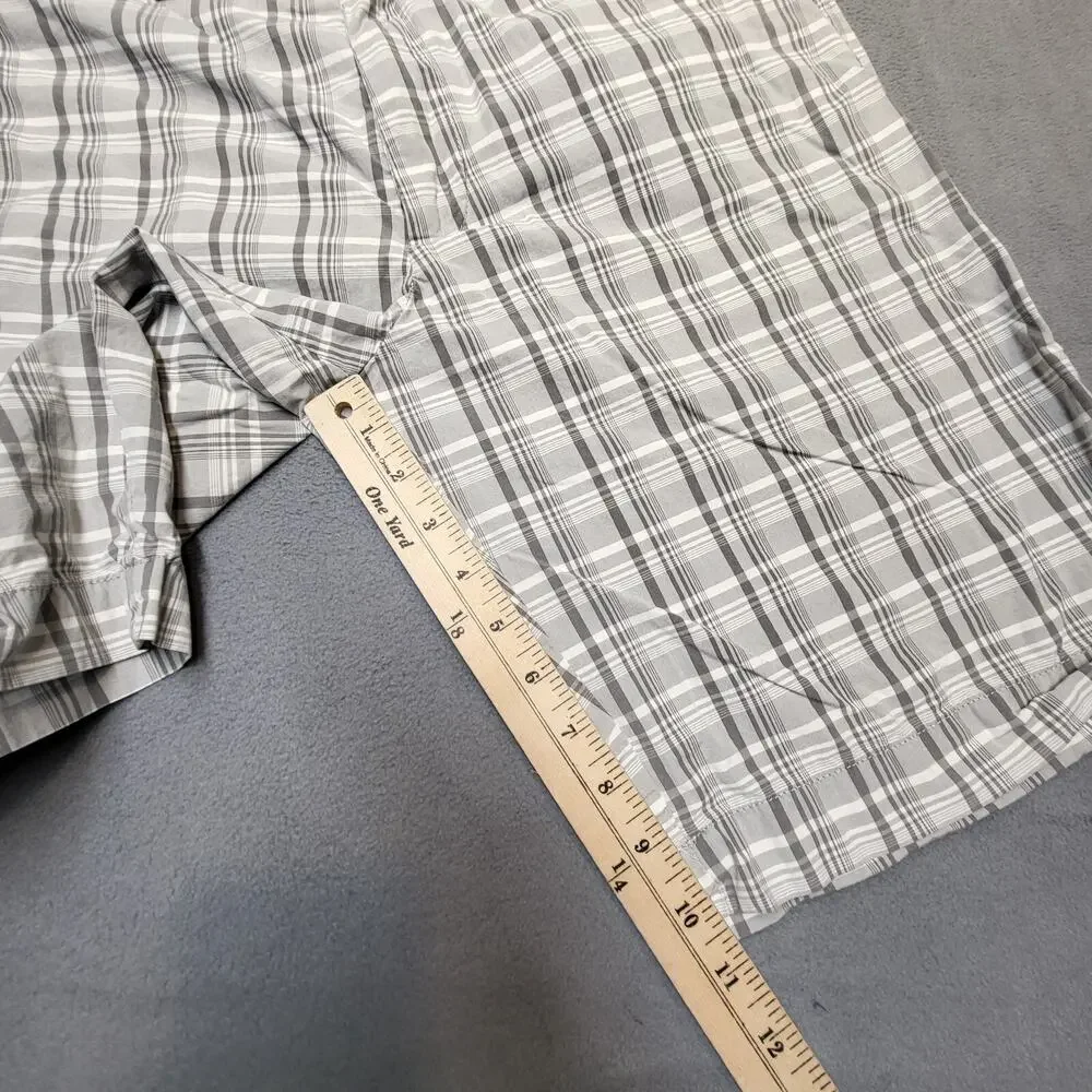 Banana Republic Shorts Mens 34 Plaid Preppy Y2K Outdoor